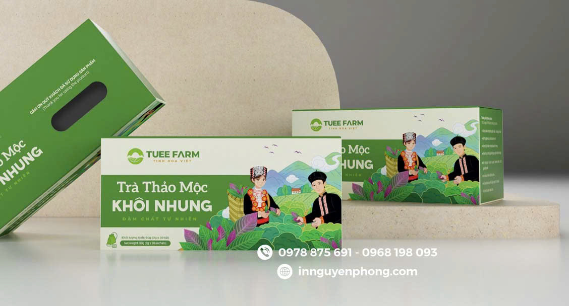 Hộp giấy Duplex đẹp tiết kiệm